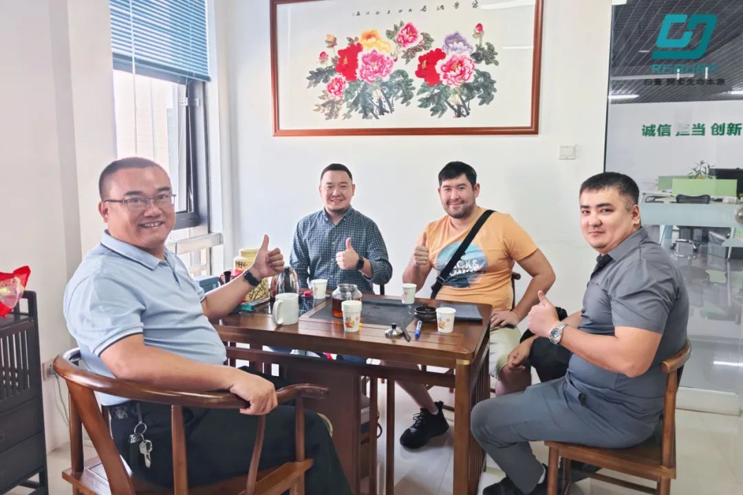 哈薩克斯坦的客戶朋友來(lái)訪歸壹生命科技